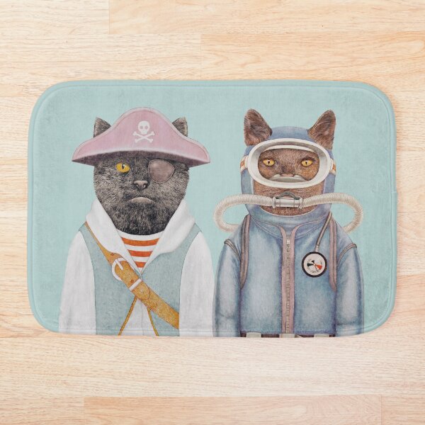 Aquatic Cats Bath Mat