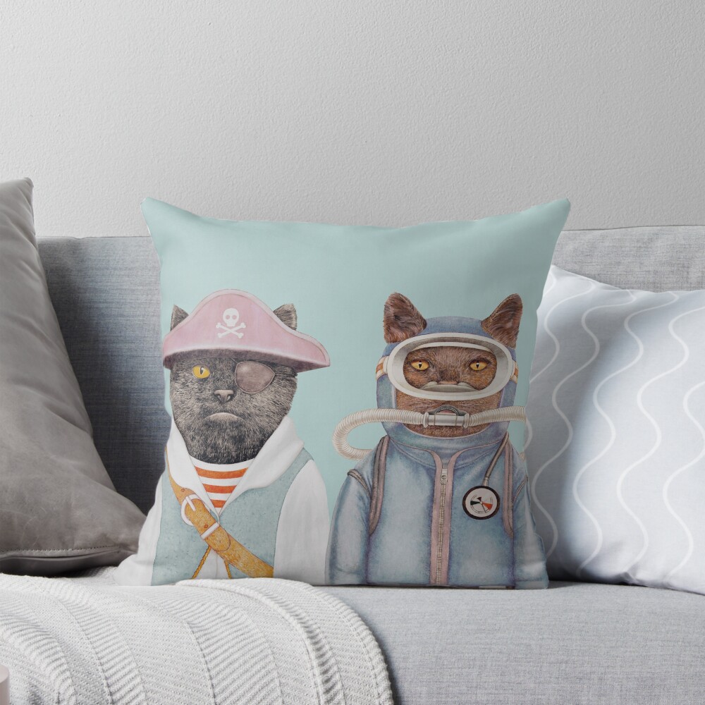Item preview, Throw Pillow designed and sold by AnimalCrew.