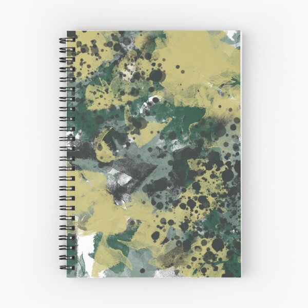 Item preview, Green and Charcoal Grey Abstract Print designed and sold by CharIsabella.