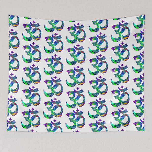 Item preview, Om Aum Yoga pattern designed and sold by ChrissiCreation.