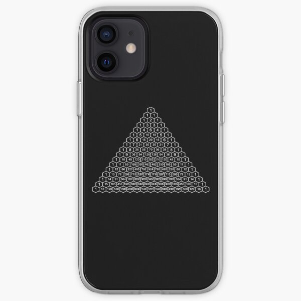 In mathematics, Pascal&#39;s triangle is a triangular array of the binomial coefficients iPhone Soft Case
