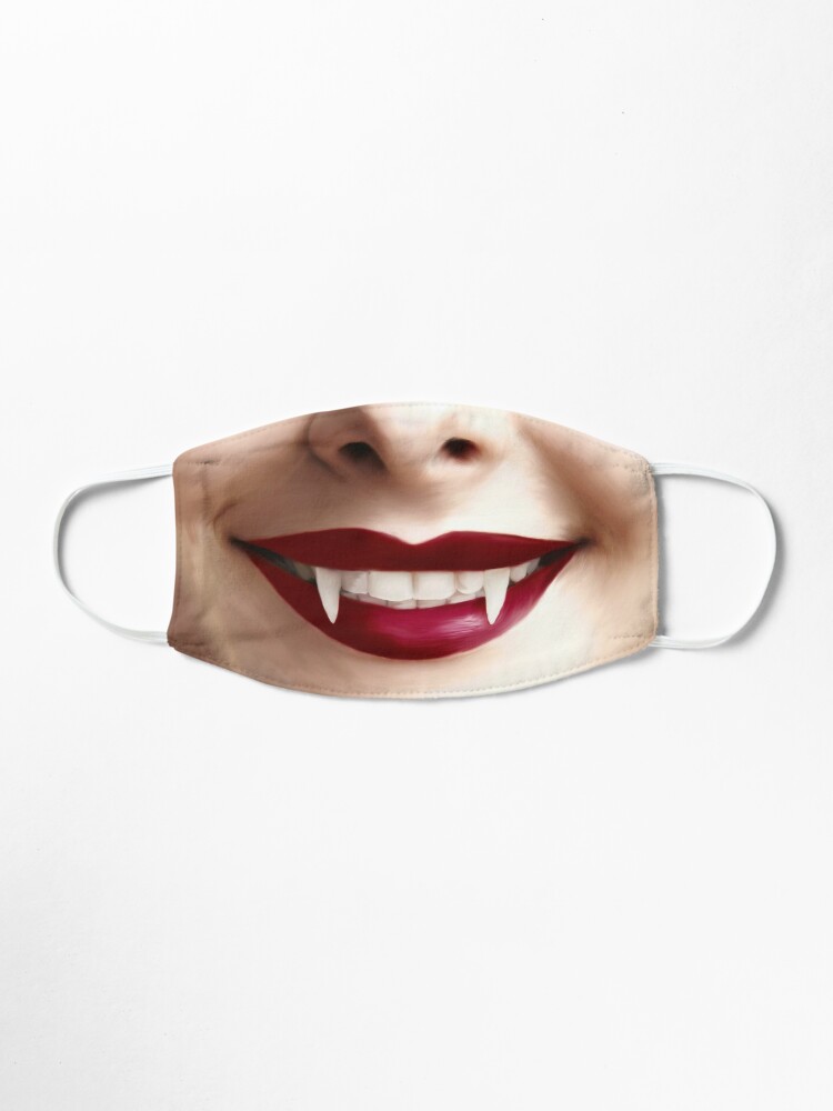 Sexy Vampire Lips Gesichtsmaske Maske Von Rhonstoppable27 Redbubble