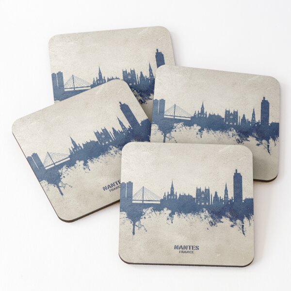 Item preview, Nantes France Skyline designed and sold by ArtPrints.