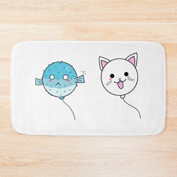 Item preview, Kitten who wants to hug the puffer fish designed and sold by Hitsill.