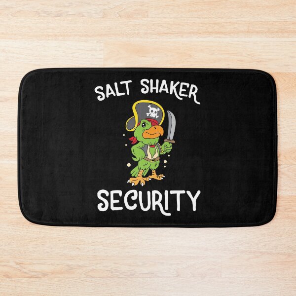 Item preview, Salt Shaker Security Pirate Parrot Animal Lover Gift designed and sold by haselshirt.