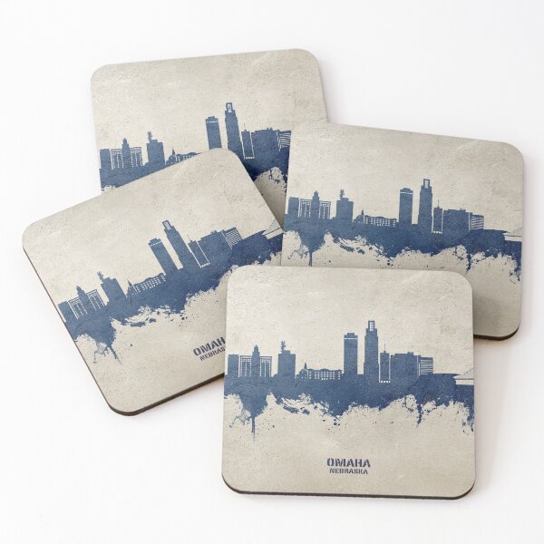 Item preview, Omaha Nebraska Skyline designed and sold by ArtPrints.
