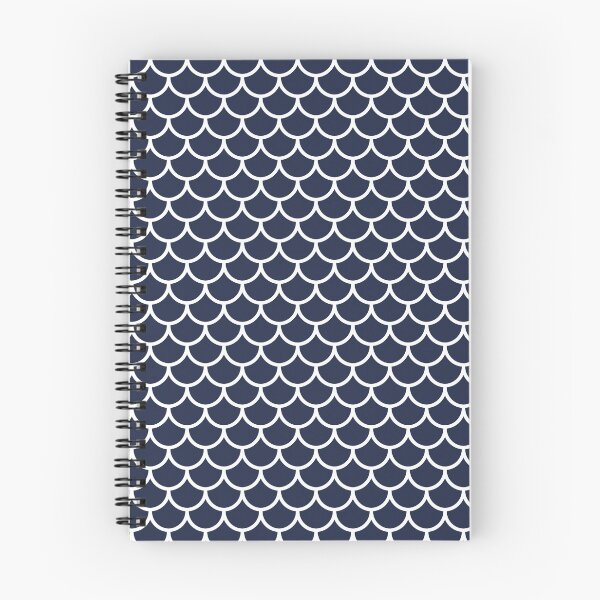 Item preview, Navy fishscales designed and sold by thelustrous.