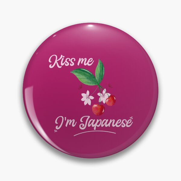 Item preview, Kiss me, I'm Japanese ,Cherry Blossom designed and sold by aminosile.