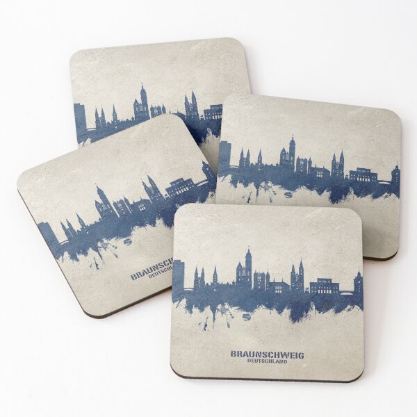 Item preview, Braunschweig Germany Skyline designed and sold by ArtPrints.