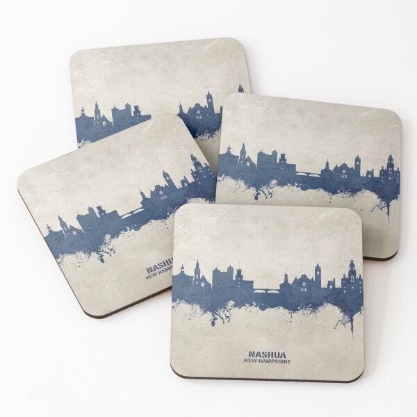 Item preview, Nashua New Hampshire Skyline designed and sold by ArtPrints.