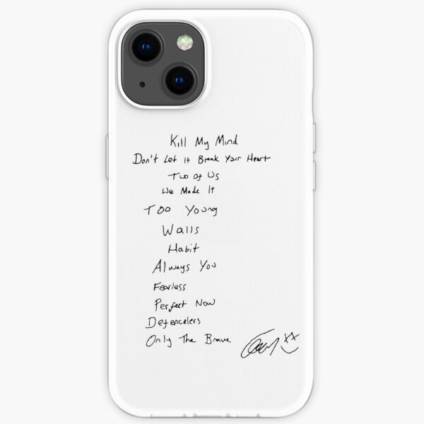 WALLS TRACK LIST // LOUIS TOMLINSON iPhone Flexible Hülle