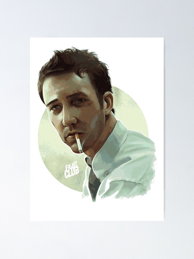 Fight Club - Edward Norton Artwork - Tyler Durden