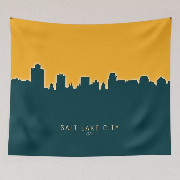Item preview, Salt Lake City Utah Skyline designed and sold by ArtPrints.
