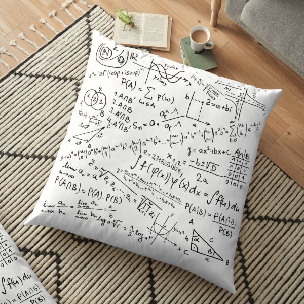 mathematics Floor Pillow