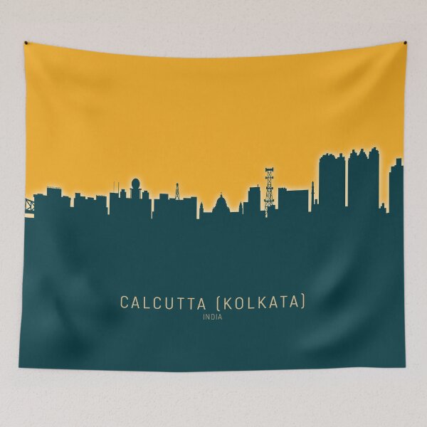 Item preview, Kolkata (Calcutta) India Skyline designed and sold by ArtPrints.
