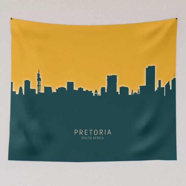 Item preview, Pretoria South Africa Skyline designed and sold by ArtPrints.