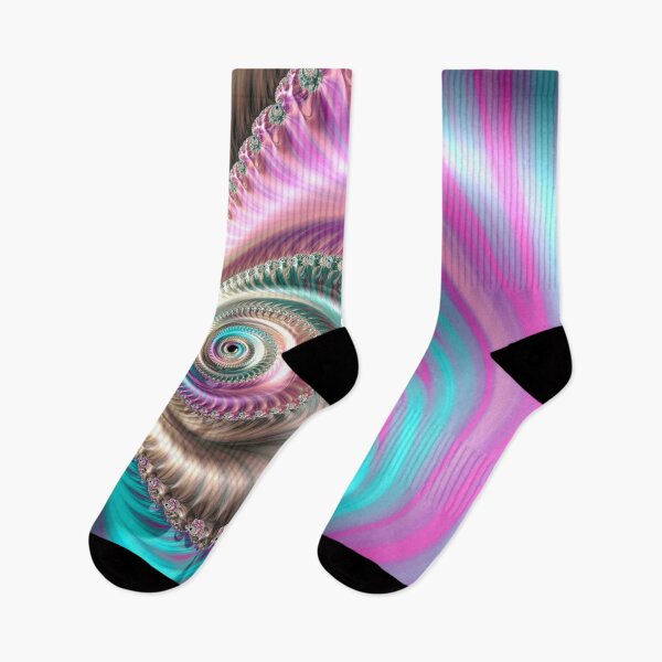 Item preview, Bright Pink and Blue Spiral designed and sold by Elisabeth Lucas.