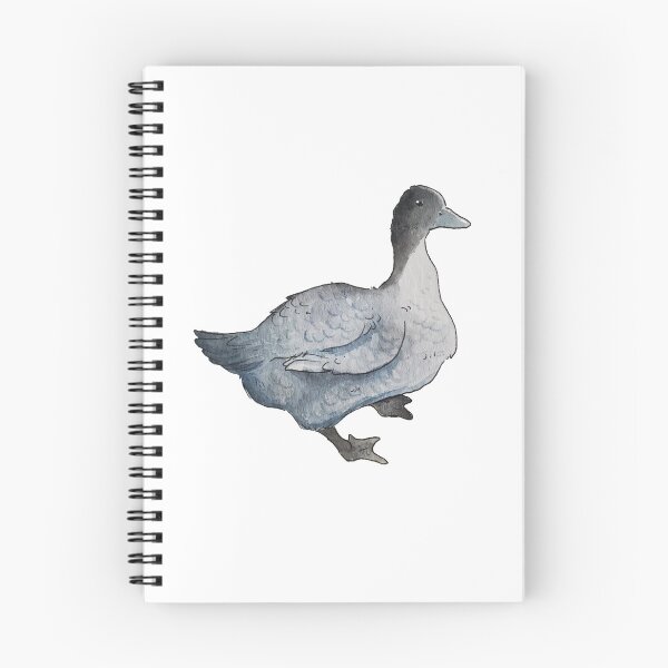 Artikelvorschau, Aquarell schwedische blaue Ente entworfen und verkauft von eleary.