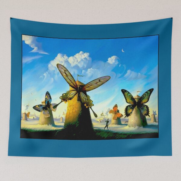 Item preview, BUTTERFLY WINDMILLS : Vintage Abstract Print designed and sold by posterbobs.