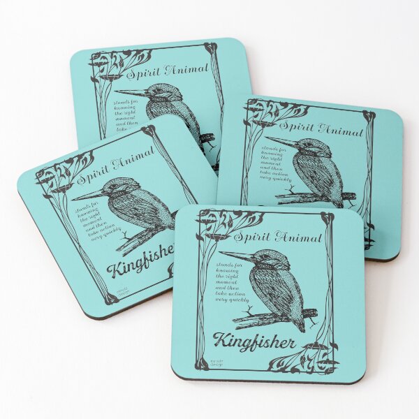 Artikelvorschau, Spirit animal - Krafttier - kingfisher - Eisvogel entworfen und verkauft von mnutzDesign.