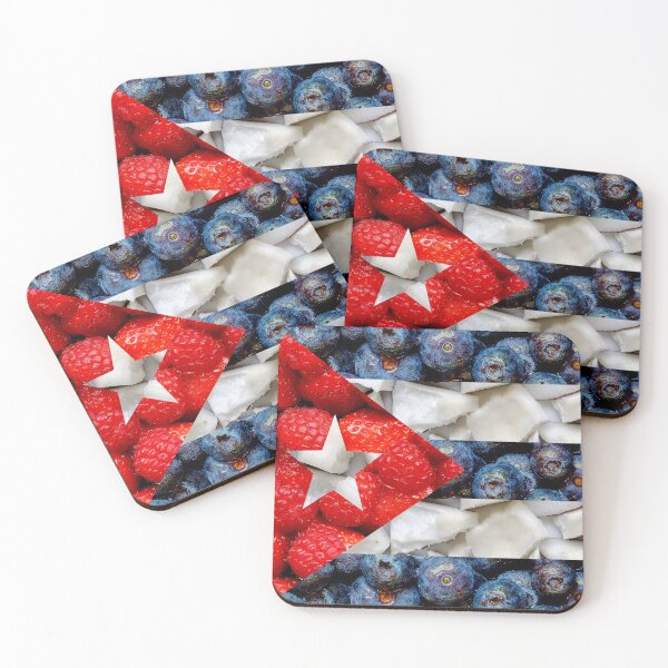 Item preview, Healthy Cuba flag design designed and sold by mhailittlearts.