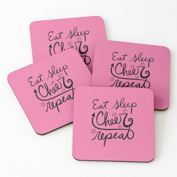 Item preview, Eat Sleep Cheer Repeat  designed and sold by FrictionMaxxing.
