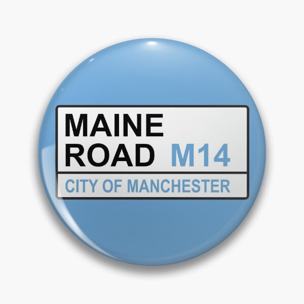 Item preview, Manchester City Football Team Maine Road Street Sign designed and sold by DelfDesign.