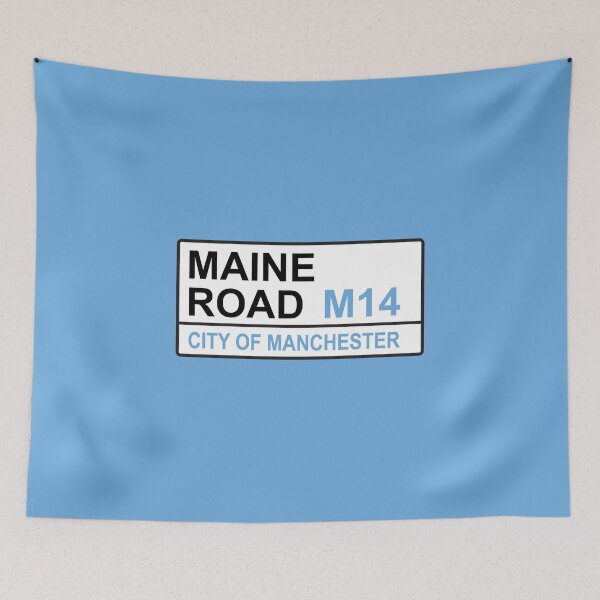 Item preview, Manchester City Football Team Maine Road Street Sign designed and sold by DelfDesign.