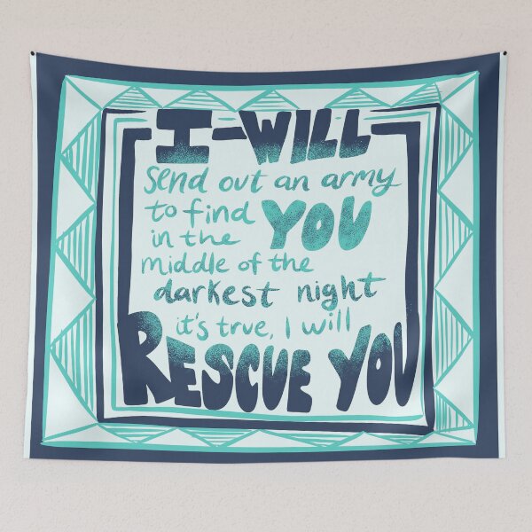 Item preview, Rescue by Lauren Daigle designed and sold by danielleartsy.