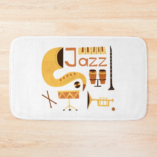 Item preview, Jazz Music - Vintage Design designed and sold by Amir Abou-Roumié.