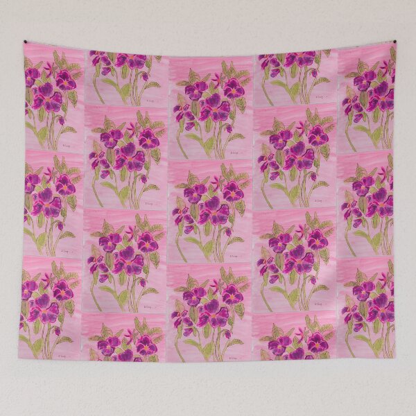 Item preview, pansies patch designed and sold by wormink.