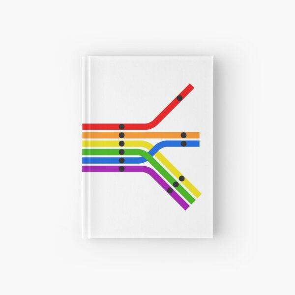 Transit Pride Hardcover Journal