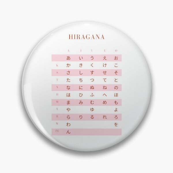 Item preview, Japan Hiragana Chart  designed and sold by MyJapaneseDaily.