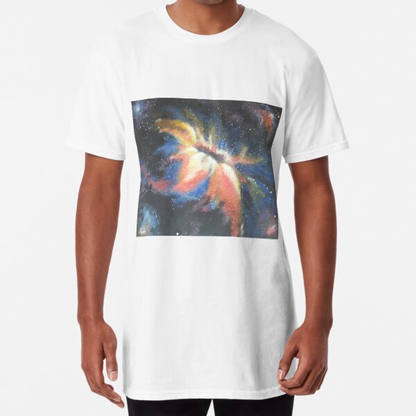Flor cósmica Camiseta larga