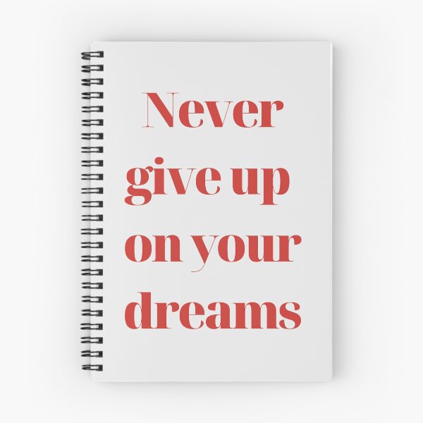 Item preview, Never give up on your dreams designed and sold by EnlightParis.