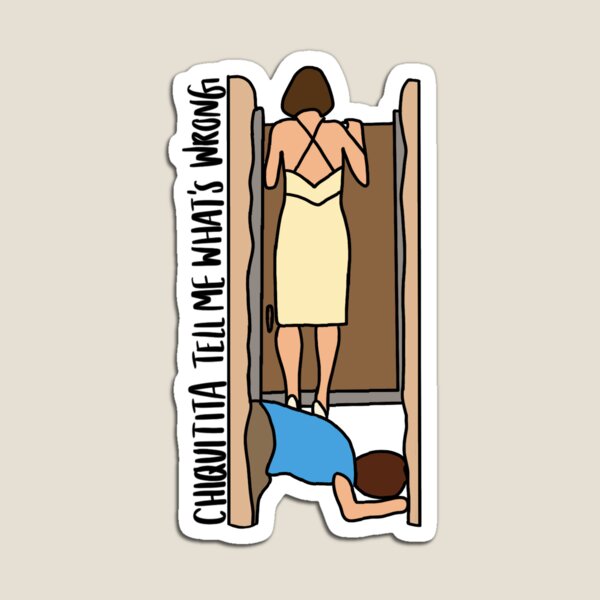 Rosie and Tanya Bathroom Scene Magnet