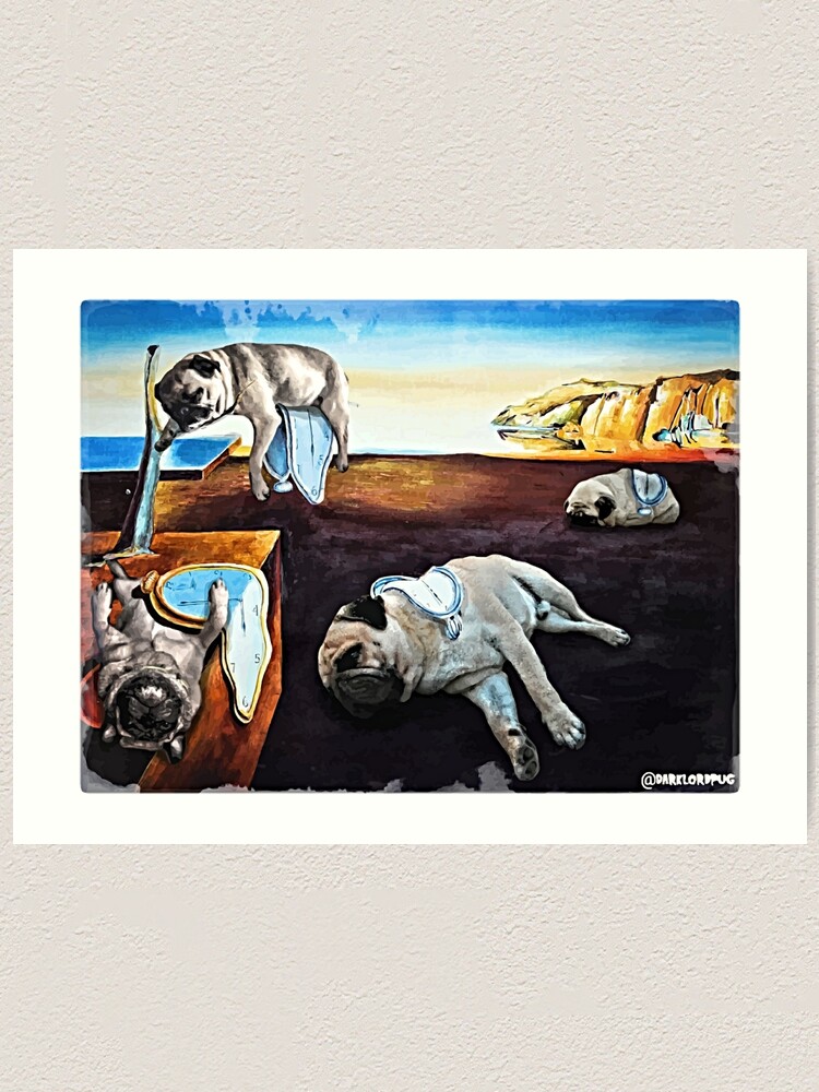 Pug hotsell art prints