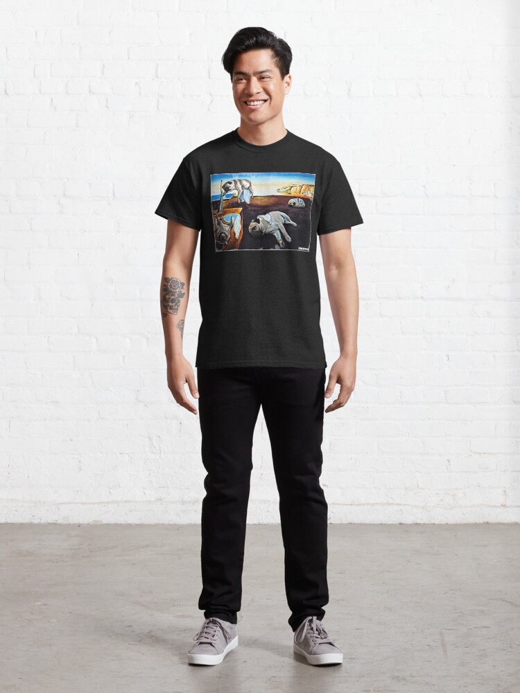 Alternate view of Persistence of Pugs Classic T-Shirt