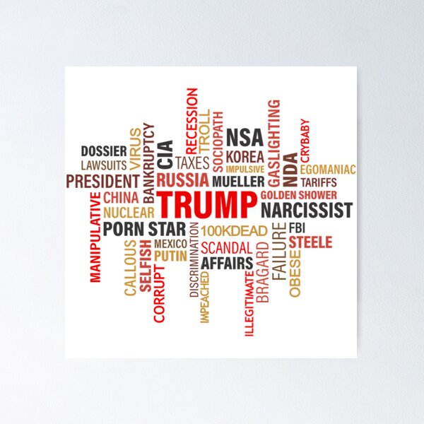 Item preview, Anti Trump 2020 Endless Scandals  designed and sold by JG0024.