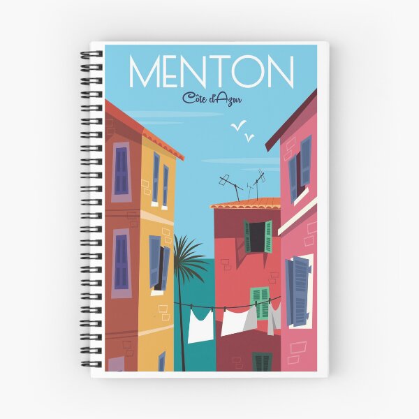 Item preview, Menton poster designed and sold by Gary Godel.