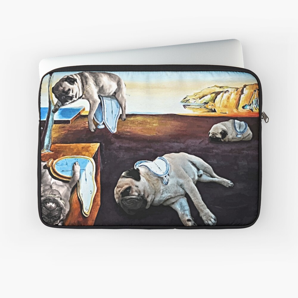 Persistence of Pugs Laptop Sleeve
