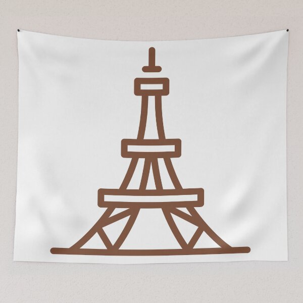 Item preview, Minimalist Eiffel Tower designed and sold by mattpanta.