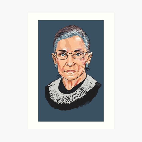 Supreme Court Justice Ruth Bader Ginsburg Art Print