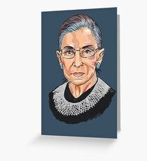 Supreme Court Justice Ruth Bader Ginsburg Greeting Card