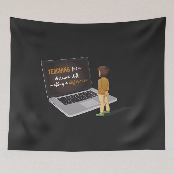 Item preview, Teaching from a Distance Still Making a Difference - Funny Teacher Tshirt designed and sold by Naufaal.