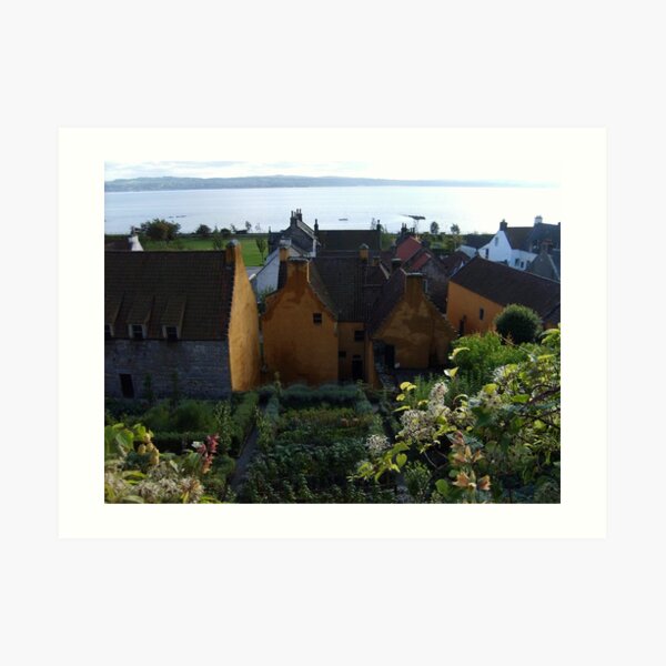 Mary Luke Garden in Culross Art Print