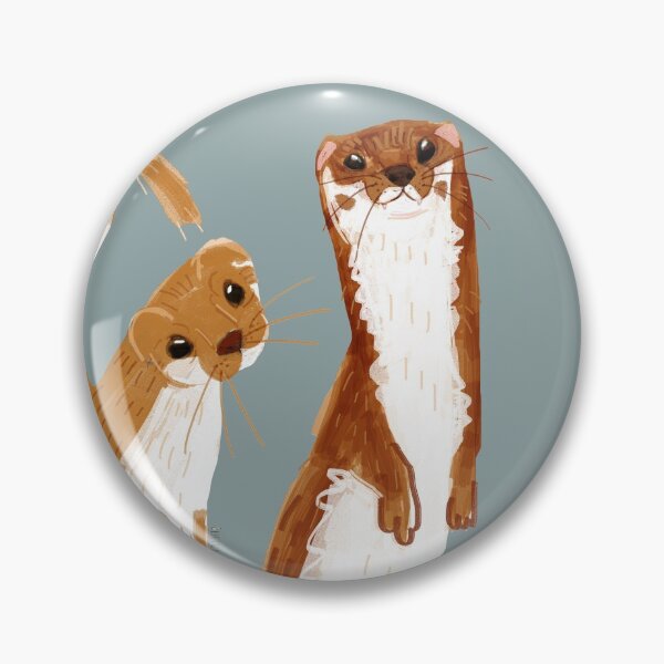 Item preview, Funny Weasel (Mustela nivalis) designed and sold by belettelepink.