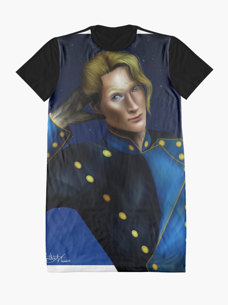 Alternate view of Nikolai Lantsov - King of Scars - Six Fanarts Graphic T-Shirt Dress