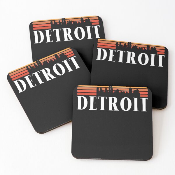 Item preview, Detroit - Detroit  Vintage Skyline 70 Retro designed and sold by Rzelemenz.