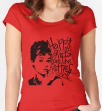 Audrey Hepburn Women's Fitted Scoop T-Shirt